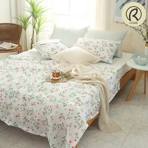 리치앤홈시원한여름이불시어서커코코민트홑이불패드세트Q