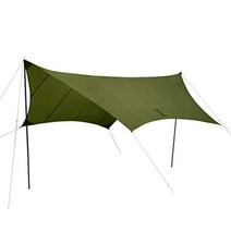 감성캠핑 DOD 타프 이츠카노 HEXA TARP 3가지색상 도플갱어, Tarp + M그라운드시트 + 카키