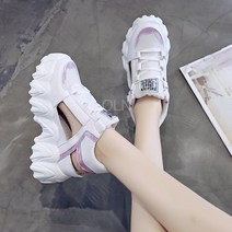오르난 여성 9cm 통굽 샌들 운동화 키높이 TZ724