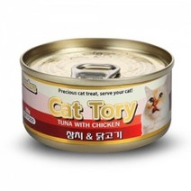 바보사랑 캣토리 고양이 캔 참치닭고기 80g.스토어봄, 상세설명 참조