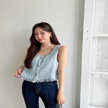 셀러허브 패션 여자 여름 데일리 세련된 베스트 조끼