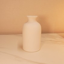 미니 세라믹화병 무광 화이트 인테리어 세라믹 화병 꽃병 선물