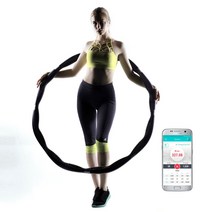 버핏 브이후프 몸매관리 실내운동 홈트레이닝 앱연동 스마트훌라후프, 블랙실버