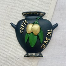 올리브오일 마그넷 푸드 미니어처 그리스 크레타 음식 브런치 냉장고자석 마그네틱 소품, 4.올리브항아리