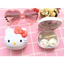 쿠로미 헬로키티 마이멜로디 동전 알약 정리함 보관함 케이스 Kawaii Sanrios Kuromi KT cat 카툰 콘택트 렌즈 귀여운 안경 액세서리 남아 여아 선물, [03] jingle