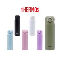 THERMOS 써모스 보온병 보냉병 텀블러 JNL-501 350ML/500ML, 350ml, 블랙