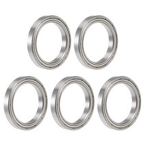 Uxcell 6704ZZ 깊은 그루브 볼 베어링 20x27x4mm 이중 차폐 크롬 스틸 5팩 USA 미국