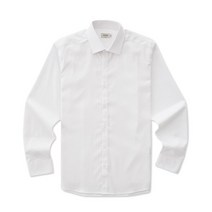 [에스티코] 화이트 클래식핏 모달 폴리 셔츠