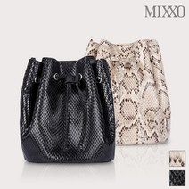 미쏘 파이톤 미니 버킷백_MIAAK993MB