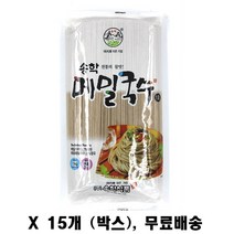 송학식품 메밀국수, 1kg, 15개