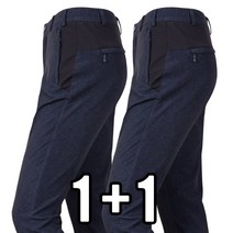 늑대와여우 봄가을 1+1 기능성 스판바지 등산바지 남자 무지 작업복바지