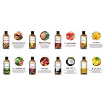 스킨 케어 100ml 망고 향기 에센셜 오일 디퓨저 사과 바나나 포도 체리 수박 레몬 코코넛 아로마 오일 비누 캔들 만들기