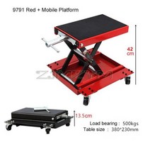 휴대용리프트 작업용 휴대용 소형리프트 스태커 수동 리프트 수동식 에어컨 크레인, 9791 Red