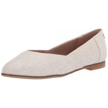 TOMS 여성용 Jutti Neat 로퍼 플랫 회갈색, 8.5, Natural Melange Woven