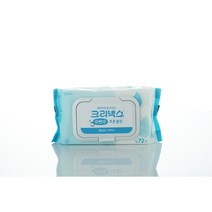 크리넥스 수앤수 코튼클린 물티슈 베이직 캡형, 64매, 6팩