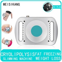 고주파 지방분해MEISKIKANG 가정용 지방 체중 감소 냉동 벨트 기계 바디 슬리밍 냉각 패드 방지 감기 치, 01 EU-PLUG