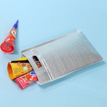 은박 포장 봉투 15p 30x20cm 은박지 지퍼백 1회용 보냉백 냉동 배달용 보냉팩, 1, 본상품선택