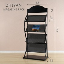팜플렛 케이스 전단지 철재 잡지 꽂이 진열대 선반DIY 디스플레이 진열대 거치대, 옵션21