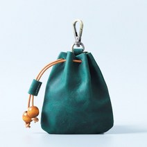 금 후크 레트로 Drawstring 지갑 저 가방과 수제 가죽 남여 동전 휴대용 머니 포켓 도매