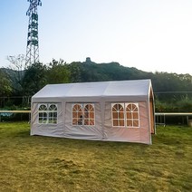 차고 천막 주차장 주차 텐트 야외 이동식 그늘막 간이 주택 차고지, 4면 천으로 3X6