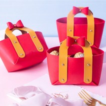 구디백 답례품 어린이집 유치원 생일선물, 레드리본