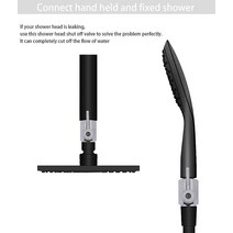 Enochs Land 샤워 헤드 유량 제어 밸브 304 스테인리스 스틸 1.3cm1/2인치 미니 볼 NPT 스레드 수압 조절기 차단