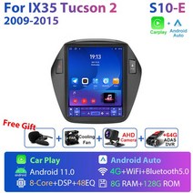 JMCQ-2 딘 4G 안드로이드 11 자동차 라디오 현대 IX35 투싼 2 2009-2015 스테레오 멀티미디어 비디오 플레, 21 S10-E-ADAS DVR