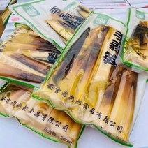 kirahosi 키라호시 중국식품 작은 봄 할머니 손으로 벗겨 죽순 무료 가방 500g 절인 후추 맛 엄선 대나무 촬영 매운 간식 죽순 dhdh9284, 보여진 바와 같이, 작은봄손죽순절인고추500g*2봉지