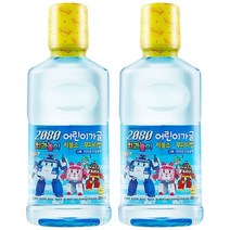 애경 2080 치과놀이 가글 바나나맛, 2개, 250ml