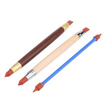 Pottery Clay Sculpting Modeling Pen(3pcs) Silicon Polymer Head Traces DIY Tool for Clay Art Project, 1