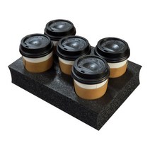 대성 EVA 컵홀더 5구홀 28x19.5x6cm 국산 배달가방 컵홀더
