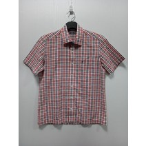 인디안 레드체크 반팔 셔츠 남 95 / 221462