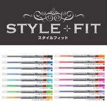 uni STYLE FIT 유니 스타일핏 3색 5색 홀더 시그노 리필/제트스트림리필/샤프리필, 24  BLACK, 0.38mm 리필