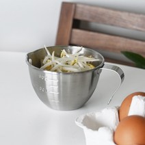 라몬테 스텐 손잡이 계량컵 믹싱볼 250ml, 라몬테 손잡이 계량컵[250ml]