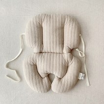 [아기원목소파] 아가드 토스비 아기 식탁의자 하이체어 버튼형, 크림화이트