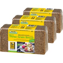 메스테마허 쓰리 그레인 브레드, 500g, 3개