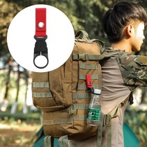 캠핑 등산 물병 카라비너 백패킹 하이킹 산악회 열쇠고리 자전거 라이딩 스포츠 여행, 카키브라운