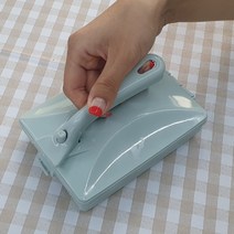 싸리빗자루 수수빗자루 대나무빗자루 빗자루쓰레받기 캠핑빗자루, 일체형 미니 롤러 빗자루 연블루, 본상품선택