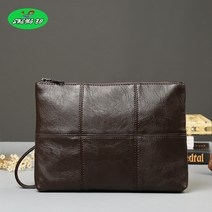 SHENGBO남자 손가방 남성백 남자 가방 남성 패션 남자지갑 가죽 가방 봉투 가방 남자 클러치백 일수가방Q001812