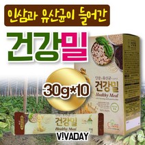 EC 인삼과 유산균이 들어간 건강밀 30g x 10포 마밀 마죽 누룽지 호박 블루베리^JUN#A, ▣선택▣