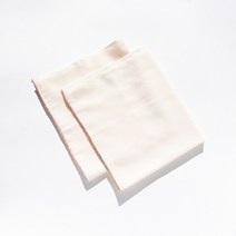 더제로샵 3in1 소창행주 2개입 60수 친환경 행주 파우치 채수망 무형광 무표백 천연타올