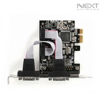 이지넷유비쿼터스 옥스포드칩셋 PCI-E 시리얼 확장카드 NEXT-2Serial EX