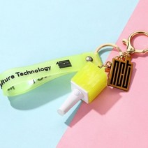 Impact Kpop GOT7 EXO NCT TWICE 실리카 젤 열쇠 고리 키 체인 라이트스틱 맞춤형 자동차 액세서리 선물, 11cm, A1006