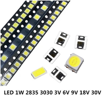 led칩 110pcs smd led 2835 3030 5730 칩 0.5w 1w 3v, 내츄럴 화이트, 5730 0.5w 150ma