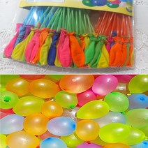매직 다발 물풍 물풍선 제조기 매듭이 필요없는 한번에 만드는 자동 111개입 풍선 만들기 여름 체육 행사 축제 게임 이벤트 파티 유치원 어린이 게임용품 파티용 게임용 소품 한팩, 매직 물풍선 111개입