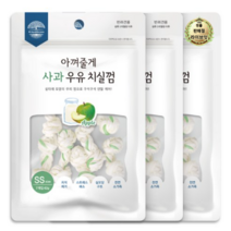라이브잇 굿데이 아껴줄게 강아지 치실껌 SS 7p, 39개, 42g, 사과 우유