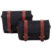 헵코버커 바이크가방 사이드 새들백 레거시 C 보우 M / L 6451976 00 01 ML (368865), One Size Brown / Black