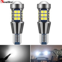 2x 자동차 LED 후진등 Canbus 백업 램프 W16W 921 T15 P21W BA15S w21w T20 스코다 수퍼브 옥타비아 A7 A, W16W T15 912 WHITE