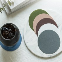 국산 실리콘 티코스트10cm 코스타 인테리어촬용소품, 실리콘 원형 컵받침 화이트