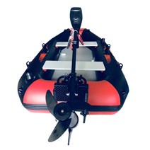선외기 소형 보트 엔진 모터 추진 전기 프로펠러 낚시 고무보트 12V 48V, (속도 7-10km/12V/2-5인용)